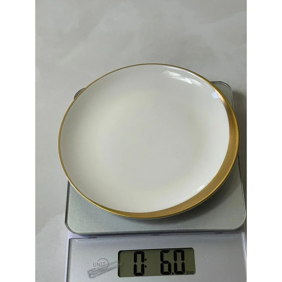 Pickard China Jubilee Bread and Butter Plate Hand Decorated Crescent White 6 1/4 - Picture 4 of 8